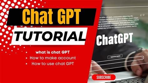 Chatgpt Tutorial