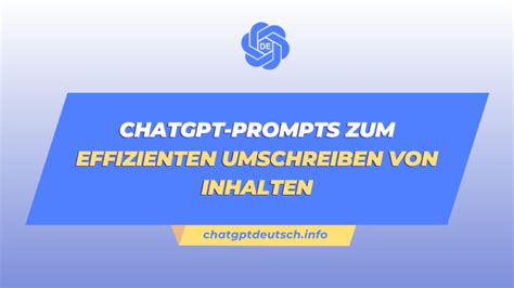 Chatgpt Umschreiben