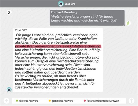 Chatgpt Versicherung