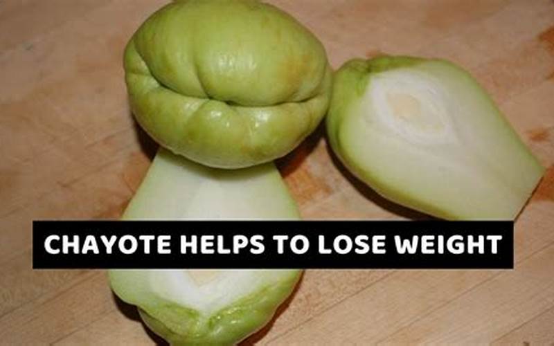 Chayote Weight Loss