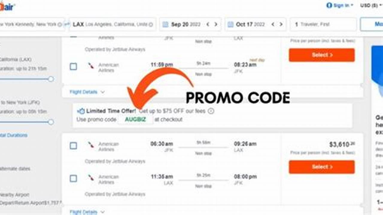 Cheap Flights Promo Code 2024