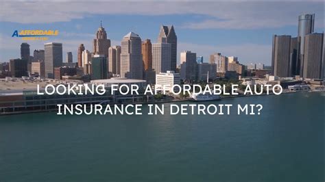Find Affordable Car Insurance in Detroit, MI - Explore Cheap Car Insurance Detroit Michigan