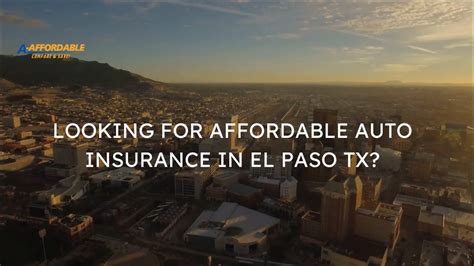Discover the Best Deals on Cheap Car Insurance in El Paso Today!