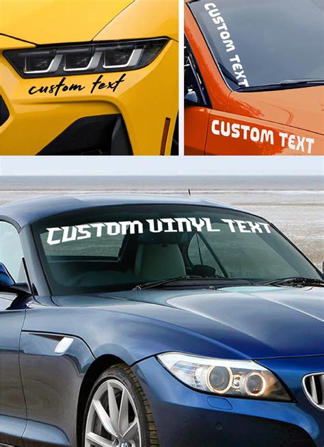 Cheap Custom Car Vinyl Stickers