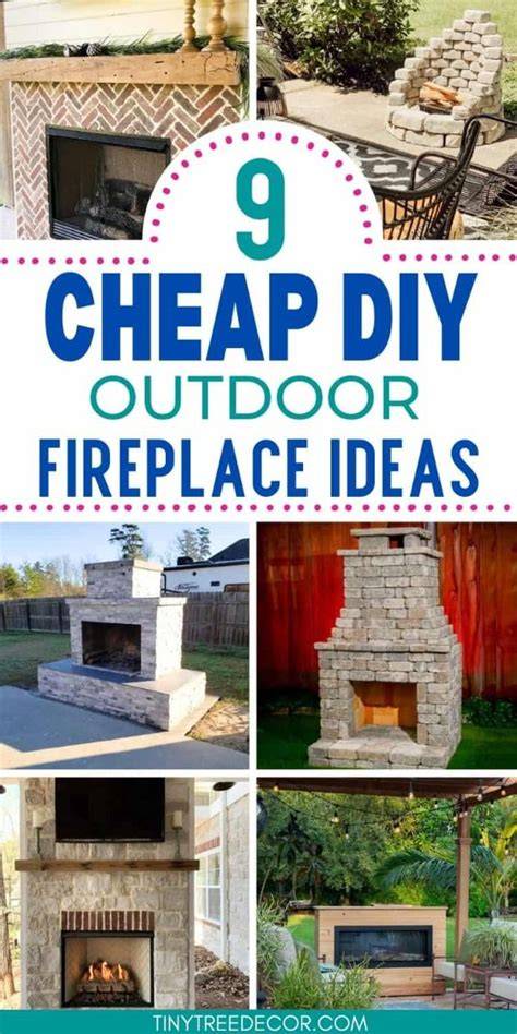Cozy Up in Style: Create Your Own Affordable Backyard Oasis with This Easy DIY Outdoor Fireplace.