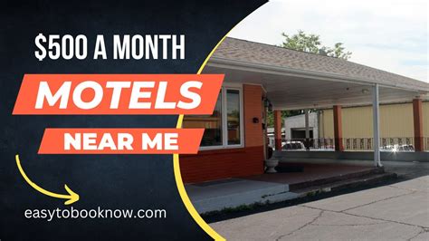 Discover Affordable Monthly Motels Near Your Location: Score the Best Deal Today!