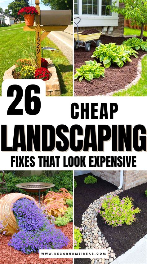 Cheap Outside Landscaping Ideas