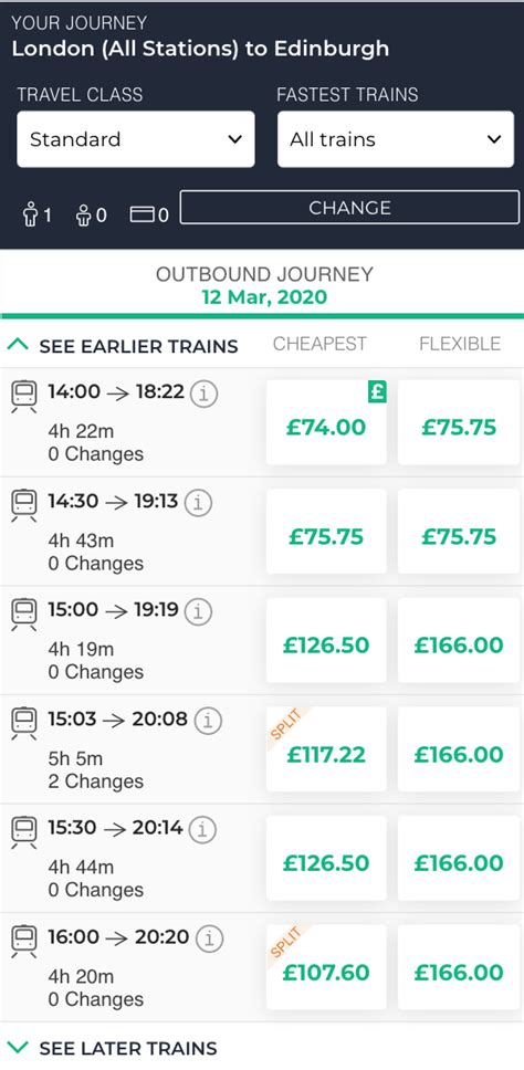 Cheap Train Fare Finder