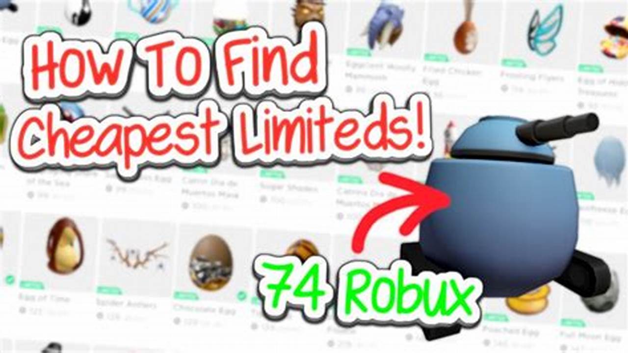 Cheapest Roblox Limited 2024 Id