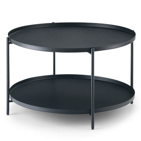Cheapest Black Metal Round Coffee Table