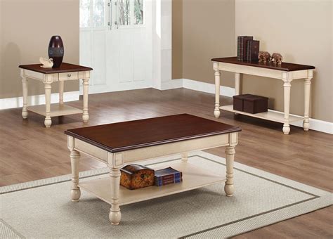 Cheapest White And Brown Coffee Table