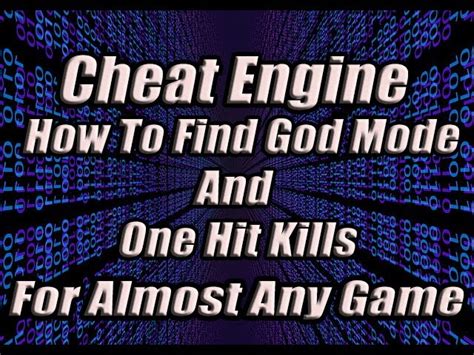 Cheat Engine: Find God Mode and 1HKs For Almost Any Game 