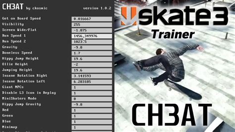 Cheats For Skate