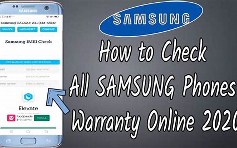 Check Samsung Warranty In Singapore