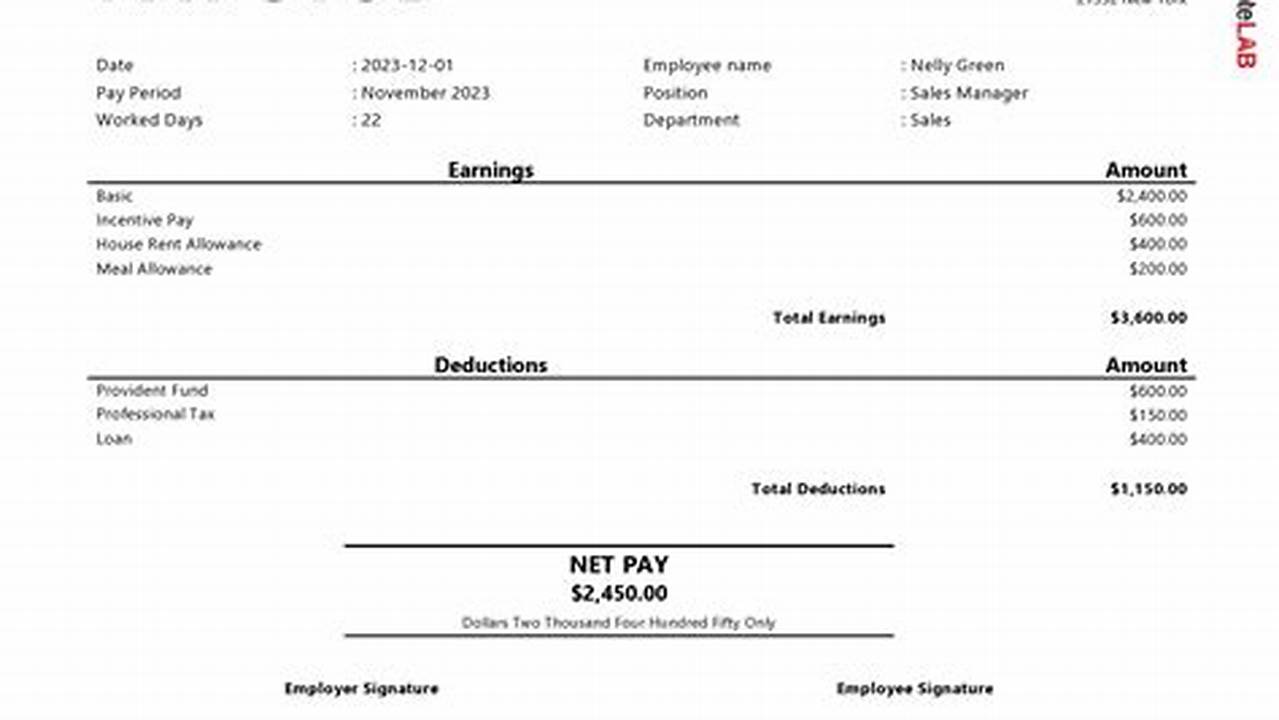 Check Stub Template Excel: A Comprehensive Guide