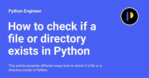 th?q=Check Whether A Path Is Valid In Python Without Creating A File At The Path'S Target - Python Tips: Verify Path Validity without Creating Files in Python