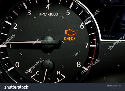 Check Engine Light Illuminated on Dashboard