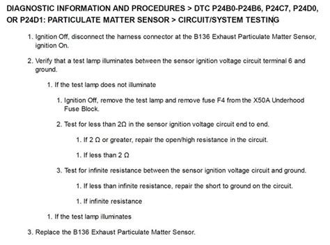 Check Engine Light just came on. Showing Code P24B0 Particular 
