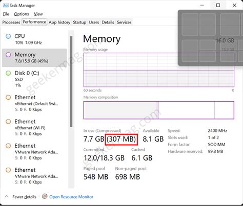 Check If Memory Compression Is Enabled Or Disabled in Windows 11