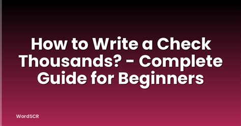 Check Link: Complete Guide For Beginners