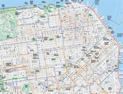 San Francisco Tourist Map Tourism Guide
