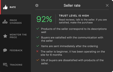 Check Seller Rating