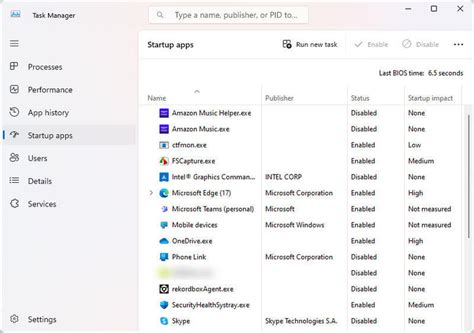 Check The Startup Manager In Task Manager
