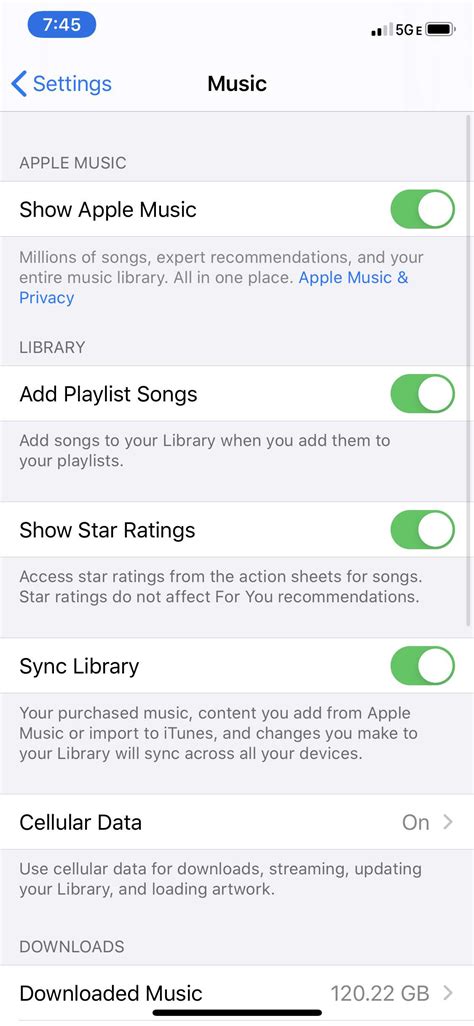 Check Your Music App Settings