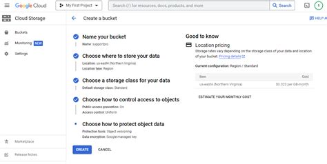 Check how long your Google Cloud Storage will last