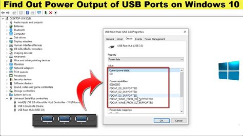 Check the Power Output of a USB Port in Windows 10