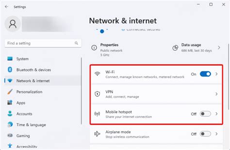 Check the internet connection