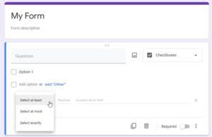 Checkboxes Response Validation