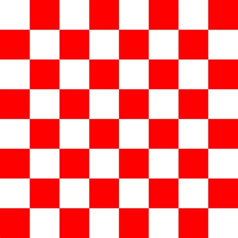 Checkerboard Pattern Red