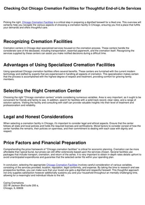 Checking Out the Facilities: What to Look For