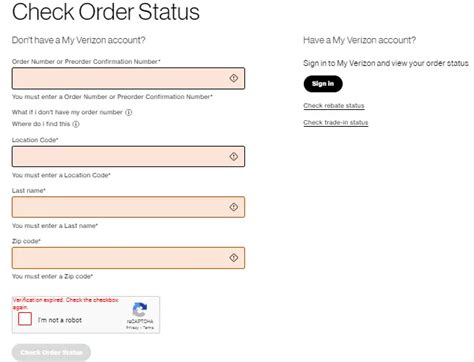 Checking Your Verizon Account Status