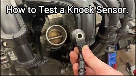 Checking a Knock Sensor