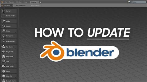 Checking for Updates in Blender