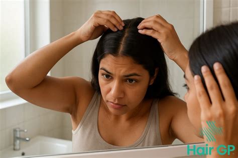 Checking the Hair Quality and Density