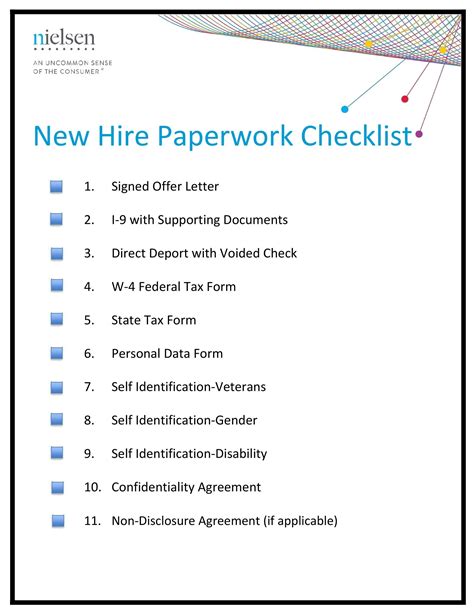 Checklist for New Employees