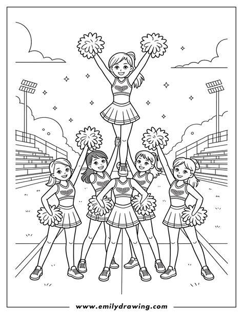 Cheer Coloring Picture Table