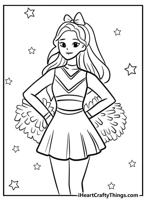 Cheerleading Color Pages