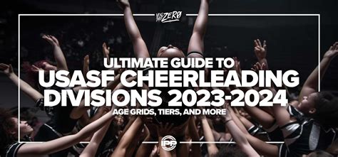 Different Cheerleading Divisions