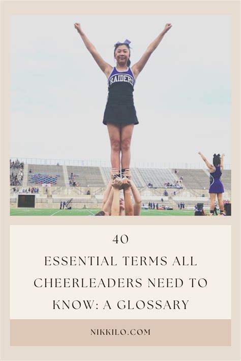 Image of Cheerleading Terms