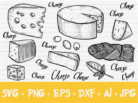 Download Cheese Clipart Bundle DXF Files