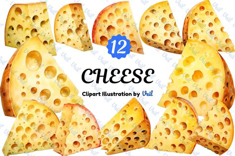 Download Cheese Clipart Bundle For Crafts