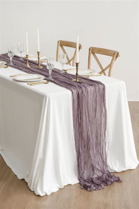 Cheesecloth Table Runner Colors