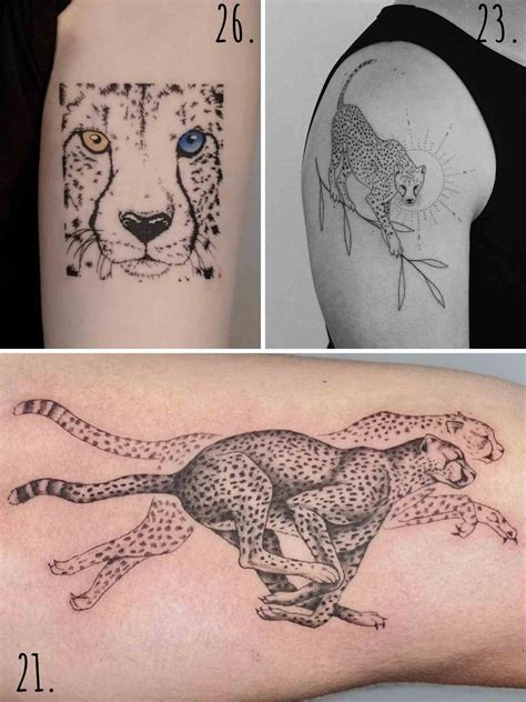 Realistic Cheetah Tattoo by Stefan. Limited availability