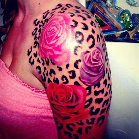 Pin by Justin Duke on Rose tattoos Cheetah print tattoos