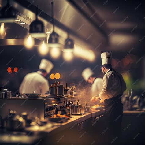 Chef Cooking In A Modern Kitchen