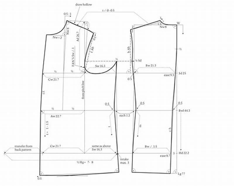 Chef Jacket Sewing Pattern